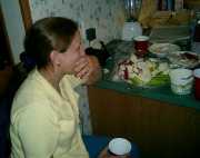 Daryl's friend is even shyer. Click to display the image.