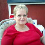 Sue enjoys the afternoon. Click to display the image.