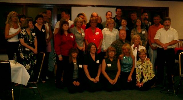 Group picture (1). Some of the people present, but whom I didn't get pictures of were Mr. Hollenbeck, Karen Clark, Jeanine Cowan,