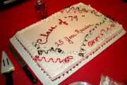 This is our lovely cake from our Friday night get together. Click to display the image.