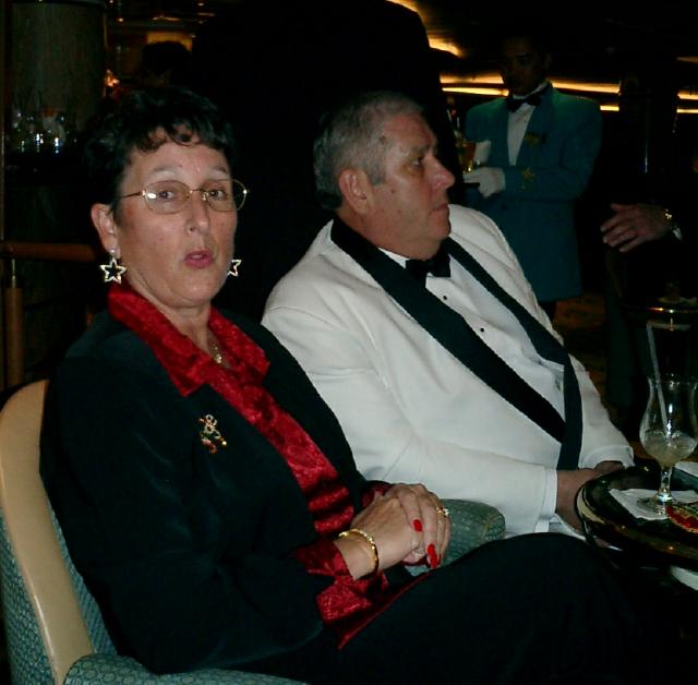 Our table mates: Mike and Nan.