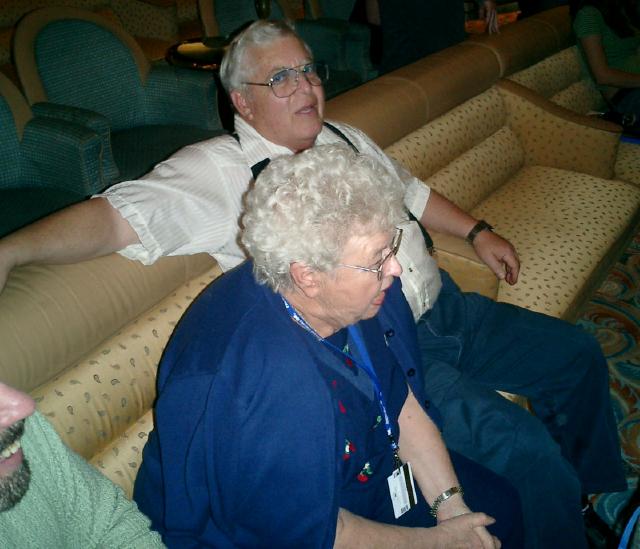 Our other tablemates Norma and Ed.