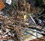 Debris in New Orleans